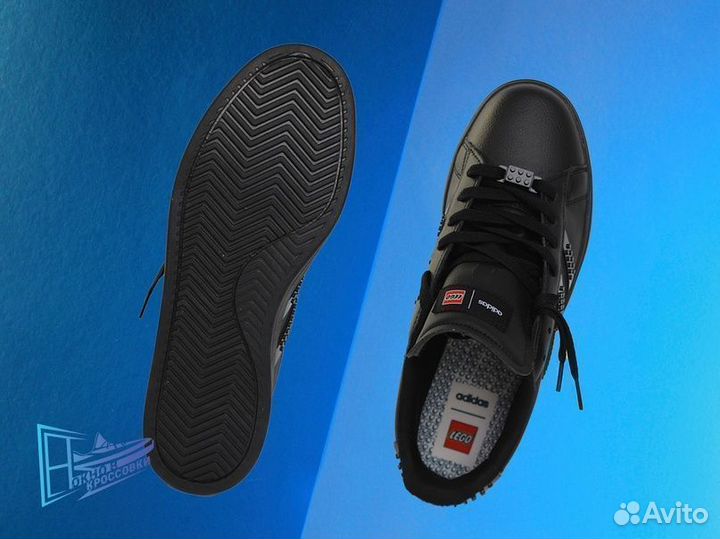 Кроссовки Adidas NEO Grand Court X Lego Black