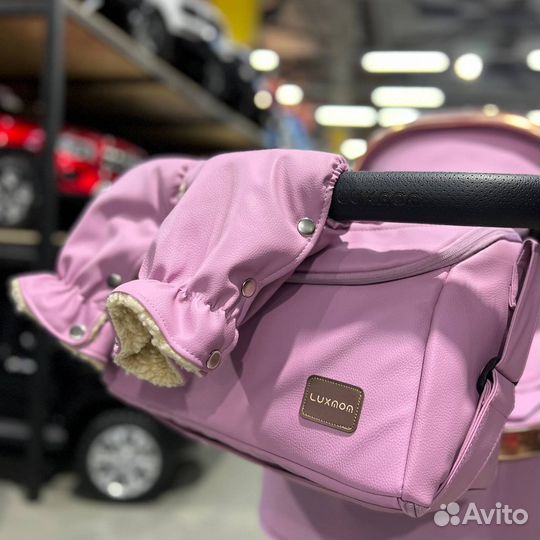 Коляска 2в1 новинка 2023 (эко-кожа)