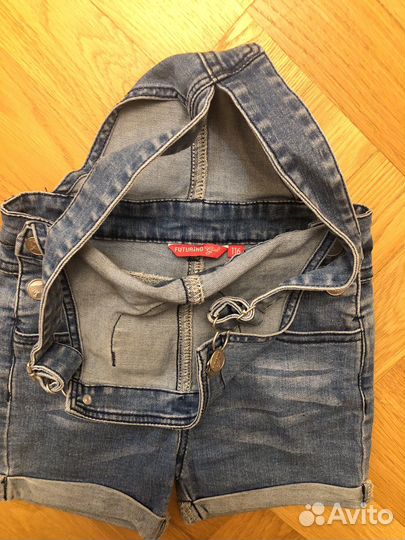 Джинсовый комбинезон для девочки 116