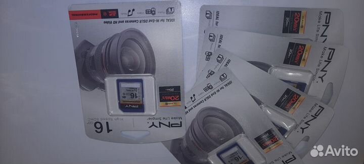 Карта памяти sdhc PNY professional 16 GB