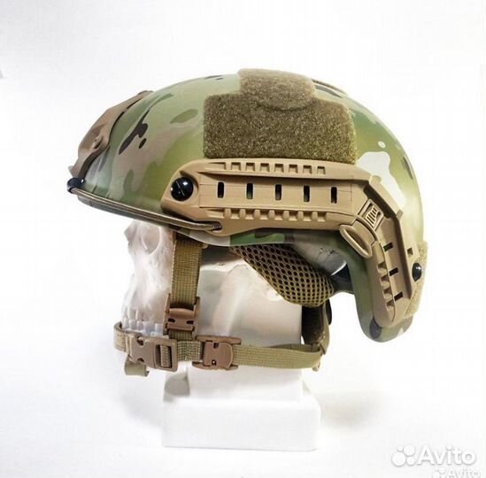 Баллистический шлем Атом (арамид) цвета мох/ мс