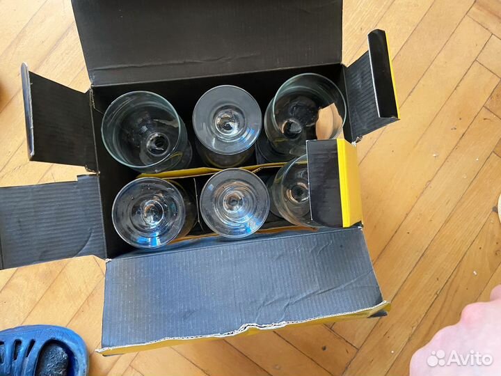 Винные бокалы 6 штук