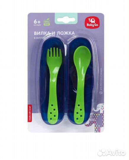 Вилка и ложка, кружка 6+, новое