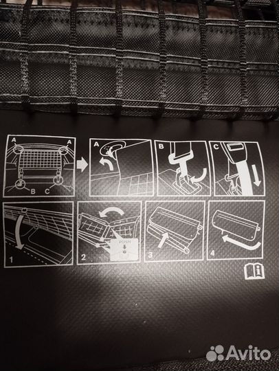 Шторка разделитель в багажник Инфинити