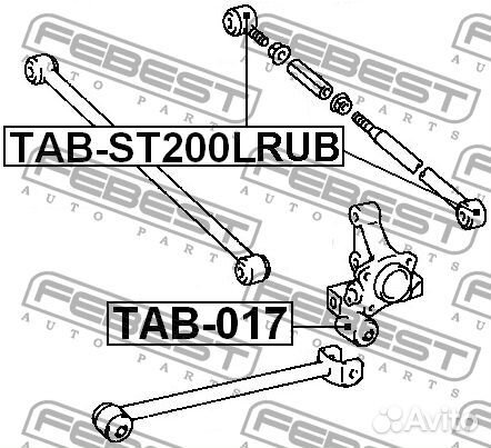 Сайлентблок febest tabst200lrub