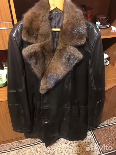 Кожаная куртка мужская