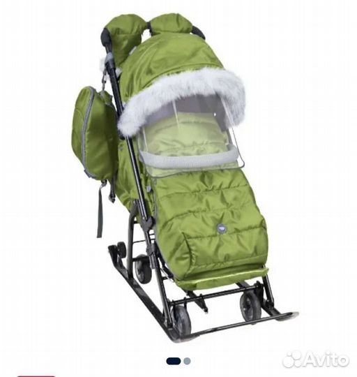 Санки-коляскa комбинированная