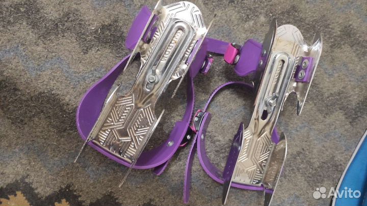 Коньки раздвижные двухполозные детские