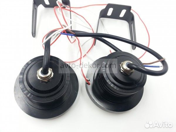 Фары линзованые 20W High Power chip с ангельскими