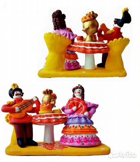 Дымковская игрушка композиция