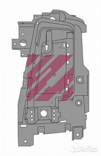 Кронштейн фары левый Volvo FH/FM