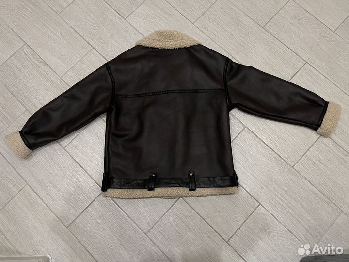 Дубленка женская 44 оверсайз