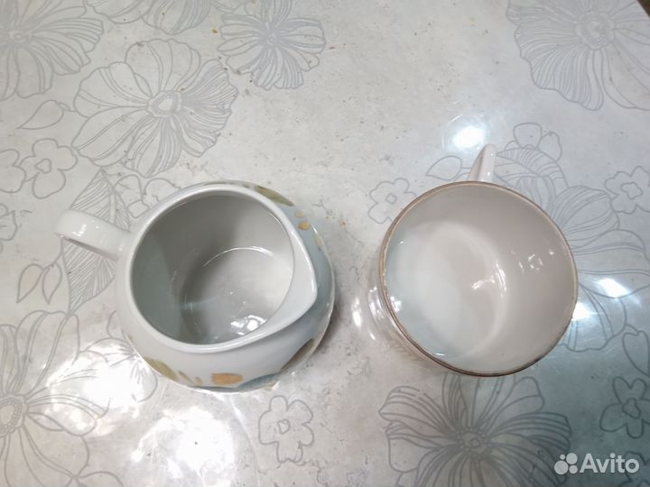 Молочник СССР и чашка