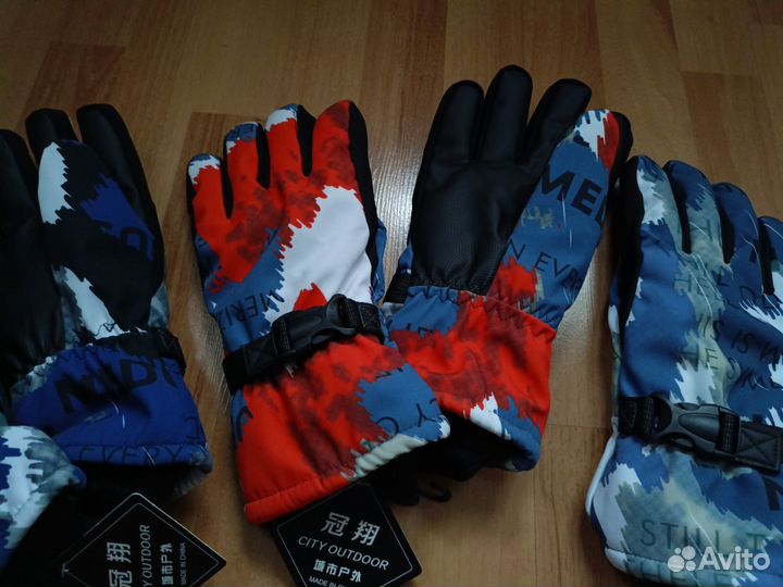 Зимние тёплые перчатки с мехом Опт Розница