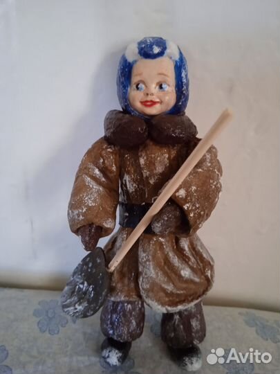 Ватные елочные игрушки(ручная работа)