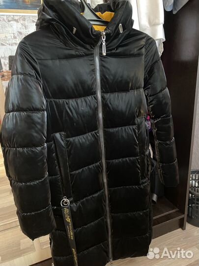 Пальто женское зимнее 44 46 длинное