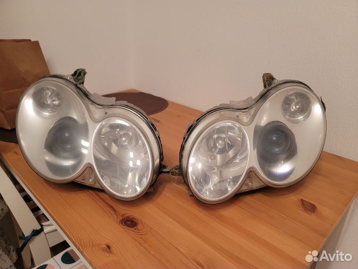 Фары w209