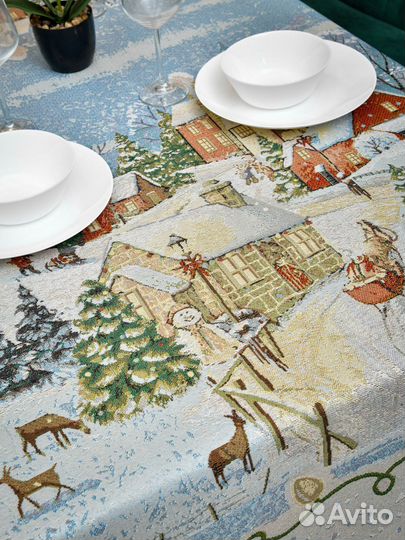 Скатерть праздничная гобелен