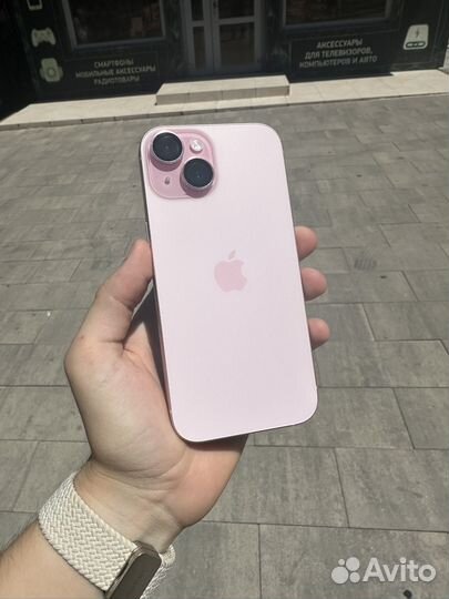 Смартфон iPhone 15 128Gb Pink 2Sim