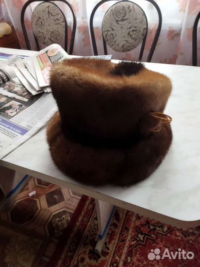 Шапка норковая женская