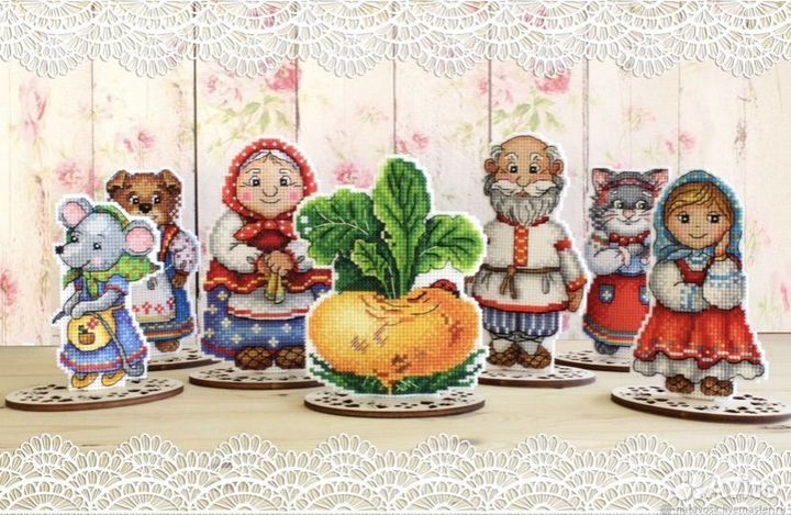 Ручная вышивка крестом с любовью