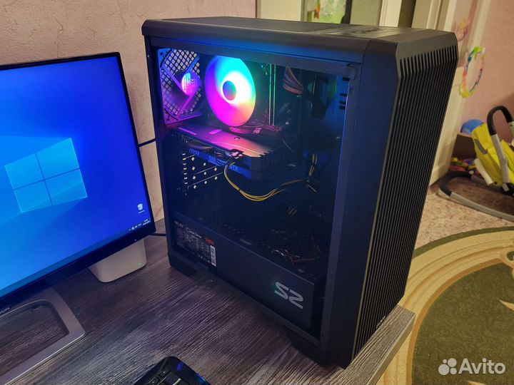 Игровой компьютер i3-10100f+gtx 1660ti+16gb