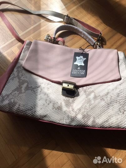 Женская кожаная сумка, Италия