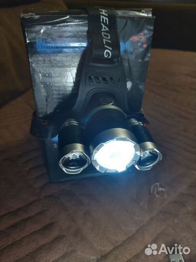 Налобный фонарь аккумуляторный