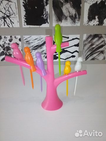 Шпажки для канапе на подставке