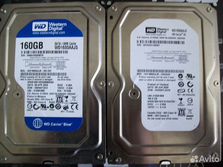 HDD -120/160/250/320/500gb SATA&scasi