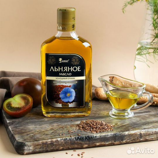 Масло растительное семени льна