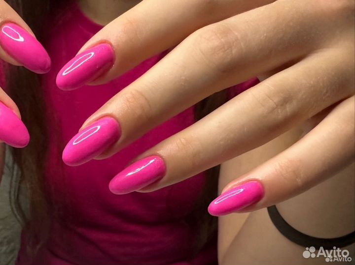 Наращивание ногтей, покрытие гель-лаком, Педикюр