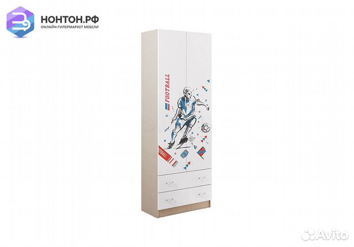 Шкаф 2-х створчатый Вега NEW Boy