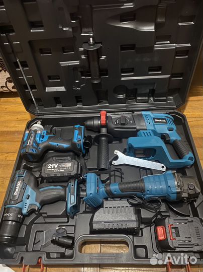 Набор инструментов 4в1 аккумуляторный