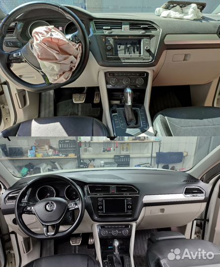 Перетяжка руля и элементов салона авто