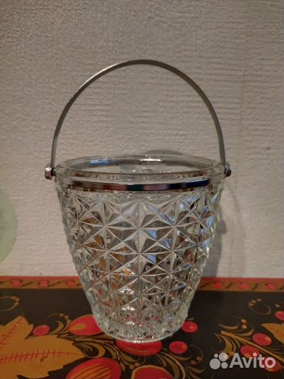 Конфетница хрустальная СССР