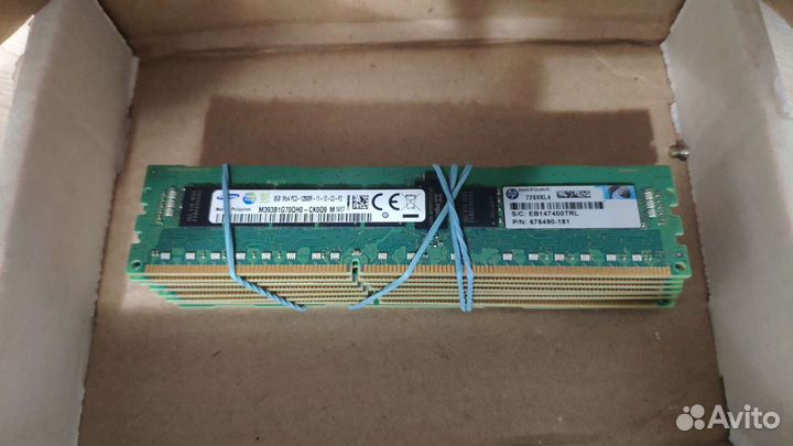 Оперативная память ddr3 8 gb серверная цена за 7шт
