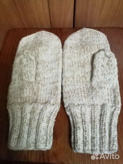 Варежки зимние женские