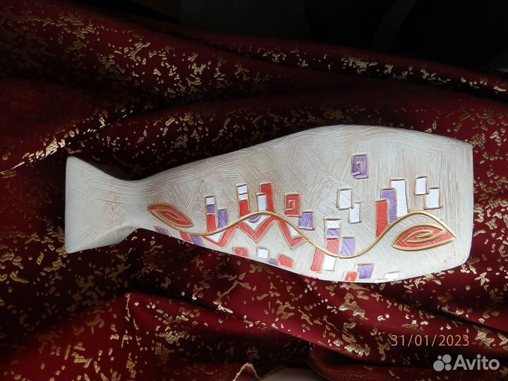 Авторская напольная керамическая ваза 40см мадра