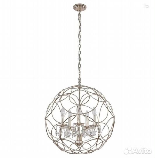 Подвесная люстра Crystal Lux Aria SP5 Silver