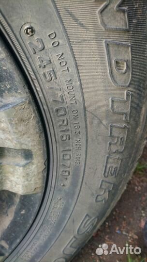 Колеса R16 245/70/16.Dunlop