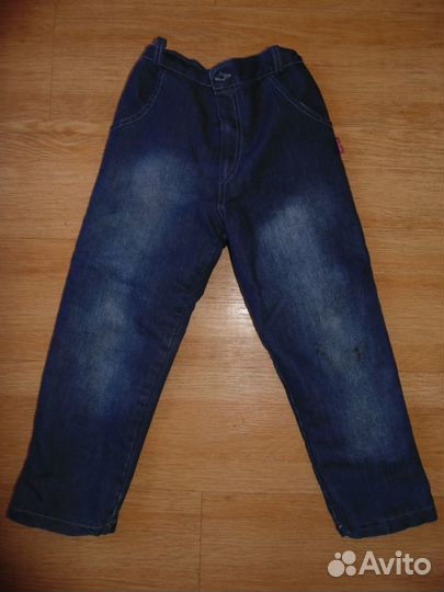 Джинсы утеплённые