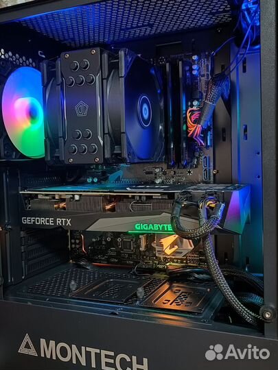 Игровой компьютер Ryzen, RTX, nvme, AM4, гарантия