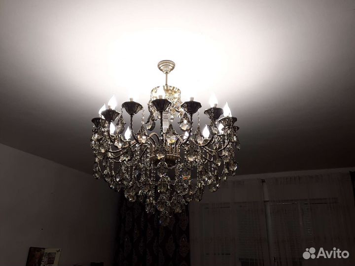 Люстра кованная бу 1год