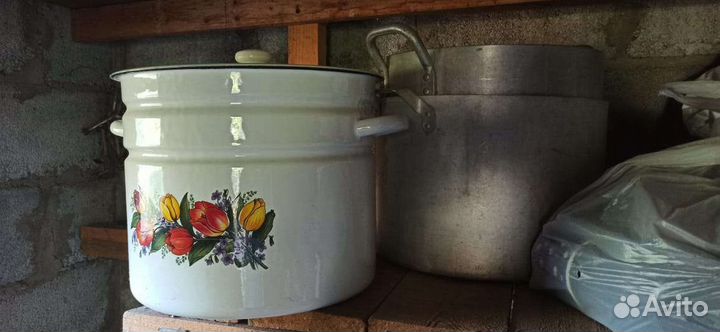 Кастрюля эмалированная 25 л