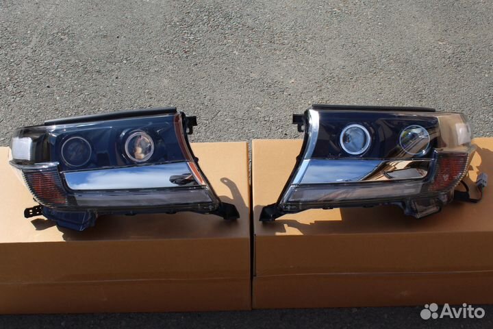 Land Cruiser 200 2008-2015 Фары Стиль 2016+ D9GD7