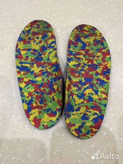 Стельки ортопедические детские размеры разные