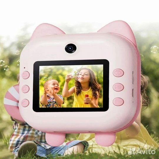 Детский фотоаппарат Print Camera с печатью