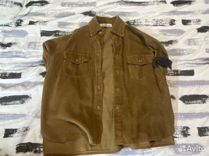 Рубашка stone island вельветовая