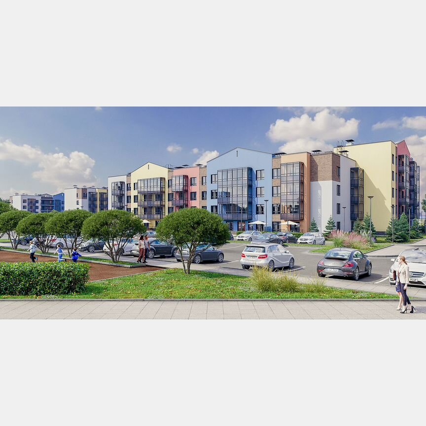 3-к. квартира, 77,2 м², 2/5 эт.